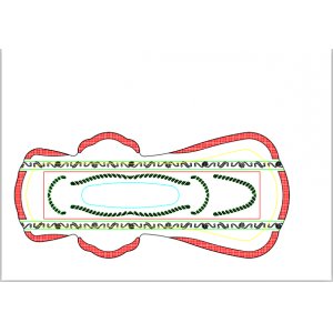 350mm特長夜用衛生巾OEM/ODM定制代加工