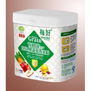 每好500g有機(jī)米生產(chǎn)DHA果蔬營(yíng)養(yǎng)米粉2段OEM/ODM代加工