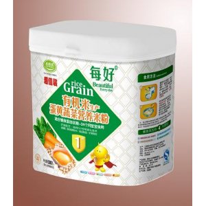每好500g有機(jī)米生產(chǎn)蛋黃蔬菜營(yíng)養(yǎng)米粉1段OEM代加工
