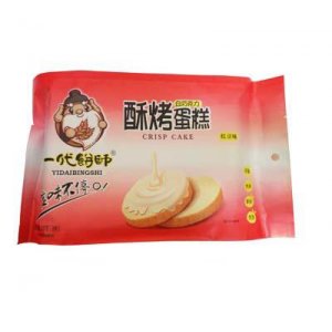一代餅師酥烤蛋糕紅豆味100gOEM代加工