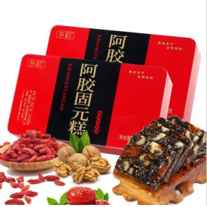 山東東阿原產阿膠固元糕500g鐵盒裝OEM/ODM定制代加工