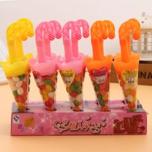 創意兒童情人傘軟糖玩具糖果小零食 休閑食品OEM/ODM定制代加工