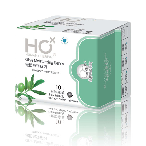 橄欖滋潤系列護理日用衛生巾OEM/ODM定制代加工