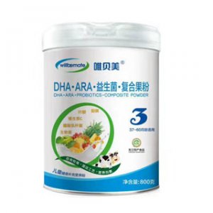 DHA ARA益生菌復(fù)合果粉3段代加工貼牌OEM/ODM