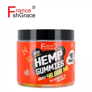可愛麻油軟糖hemp gummies60粒貼牌定制代加工