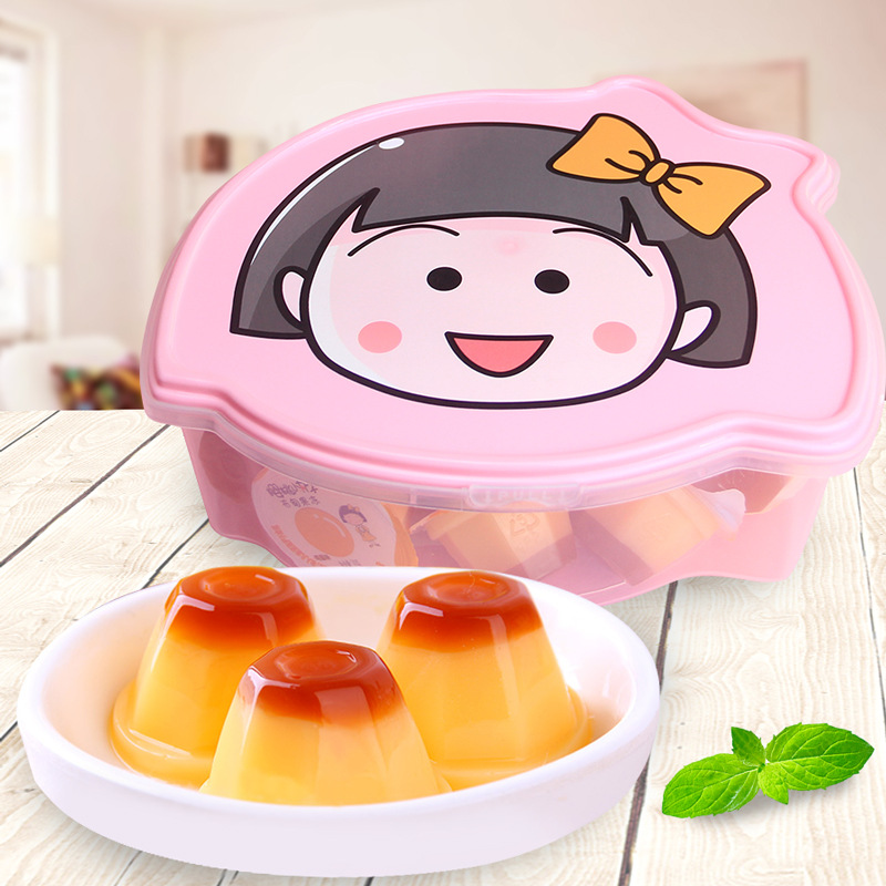 櫻桃小丸子果凍焦糖雞蛋布甸布丁果凍貼牌定制代加工