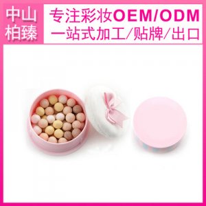 立體波波腮紅球貼牌OEM/ODM