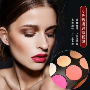 JFG 6色粉餅貼牌OEM/ODM