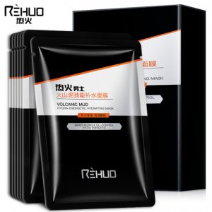熱火男士火山泥勁能補水面膜代加工貼牌OEM/ODM