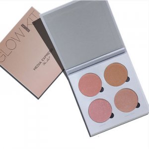 金銀盤四色粉餅貼牌OEM/ODM