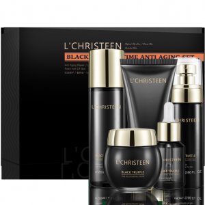 姬斯汀黑松露時光逆齡化妝品平滑細(xì)紋補(bǔ)水保濕潤膚面部護(hù)理套裝OEM/ODM定制代加工