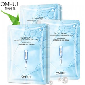 泉美小屋玻尿酸嫩膚補水安瓶面膜貼牌OEM/ODM