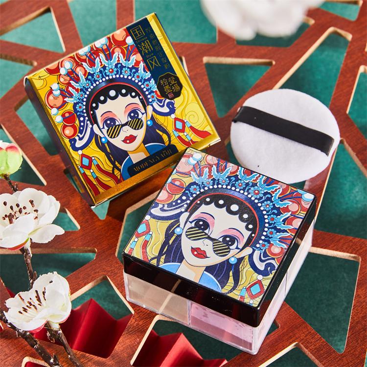 摩登妖姬四宮格定妝散粉OEM代加工