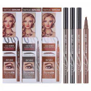 搖珠四頭眉筆貼牌定制代加工