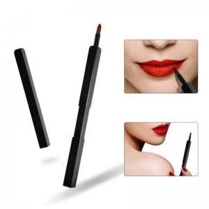 纖維毛方形口紅刷貼牌定制代加工