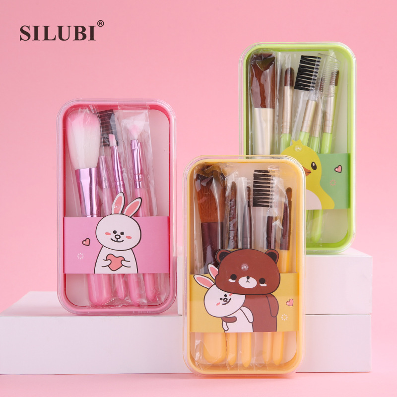 斯露比新款化妝刷5支套裝OEM/ODM定制代加工