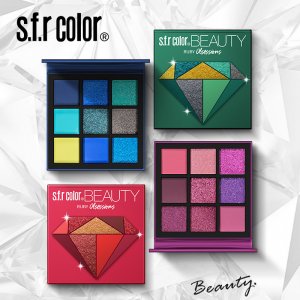 鉆石閃粉眼妝九宮格眼影貼牌OEM/ODM