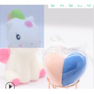 心形盒裝美妝蛋貼牌定制代加工