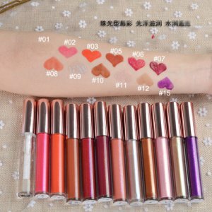 12色珠光保濕油性唇彩OEM/ODM定制代加工
