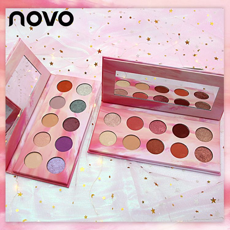 NOVO5219夕陽璀璨十色眼影貼牌OEM/ODM
