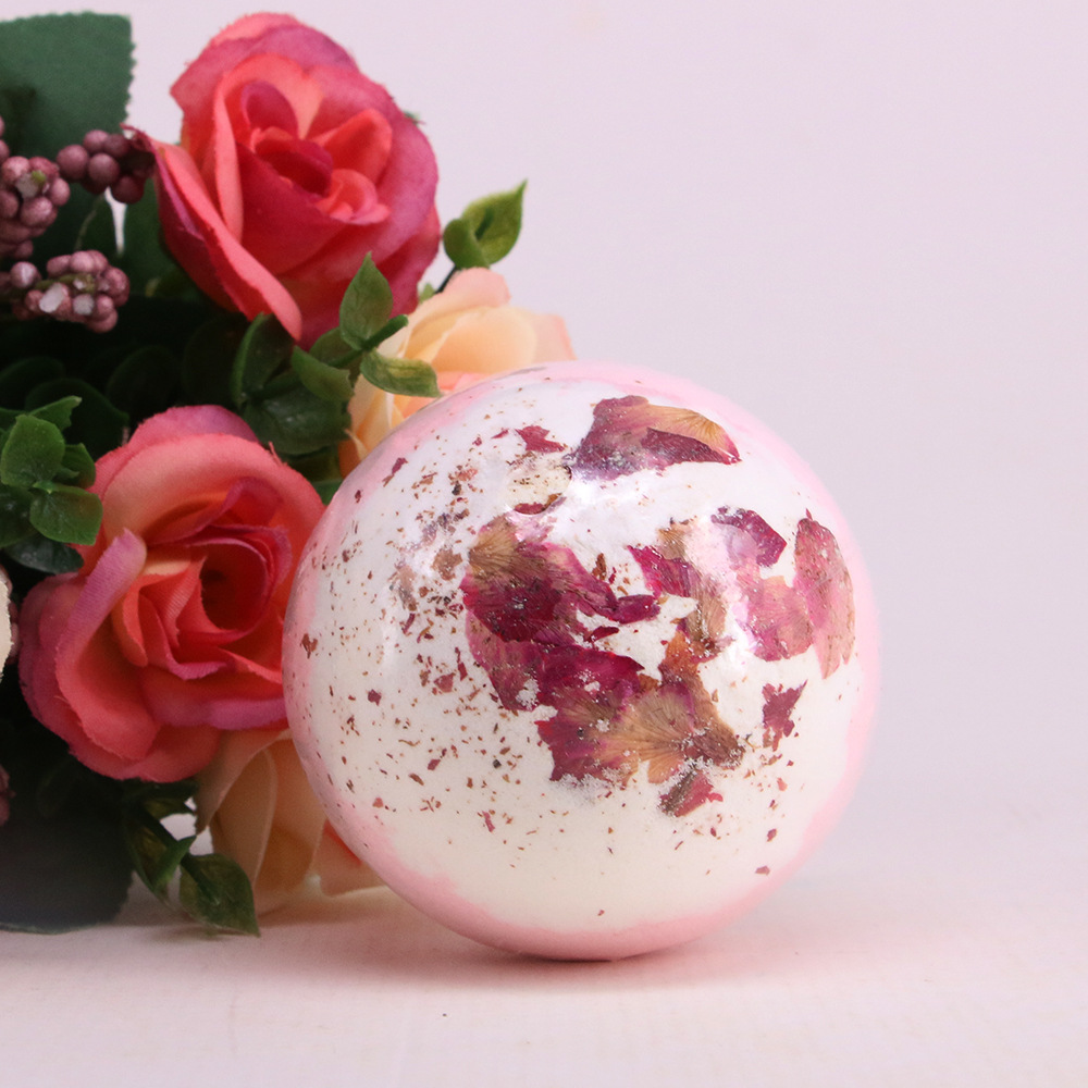 歐洲出口帶干花浴鹽球可OEM/ODM代工