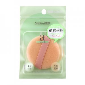 Malian瑪莉安 手勾植絨緞帶粉撲可OEM/ODM代工