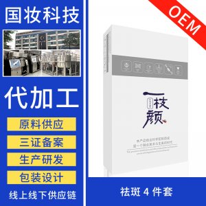 除黃淡化暗點提亮膚色暗沉護膚淡化霜套盒裝OEM/ODM代加工