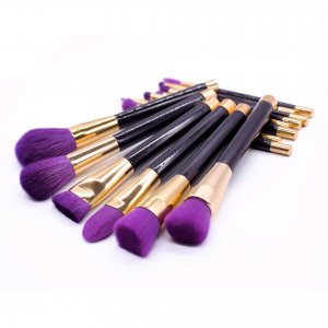 15支裝紫色高檔套刷貼牌OEM/ODM