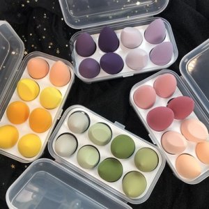 水果粉撲 8個裝雞蛋盒OEM代加工