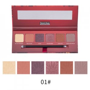 歐美時尚夏日風(fēng)情6色珠光眼影盤貼牌OEM/ODM