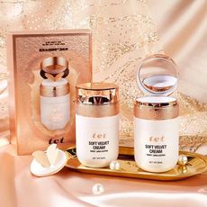 tet慕斯絲絨蝴蝶氣墊粉底貼牌定制代加工