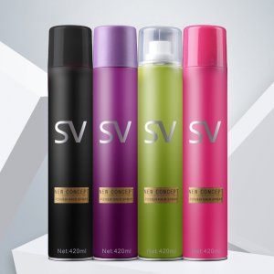 發(fā)膠噴霧定型