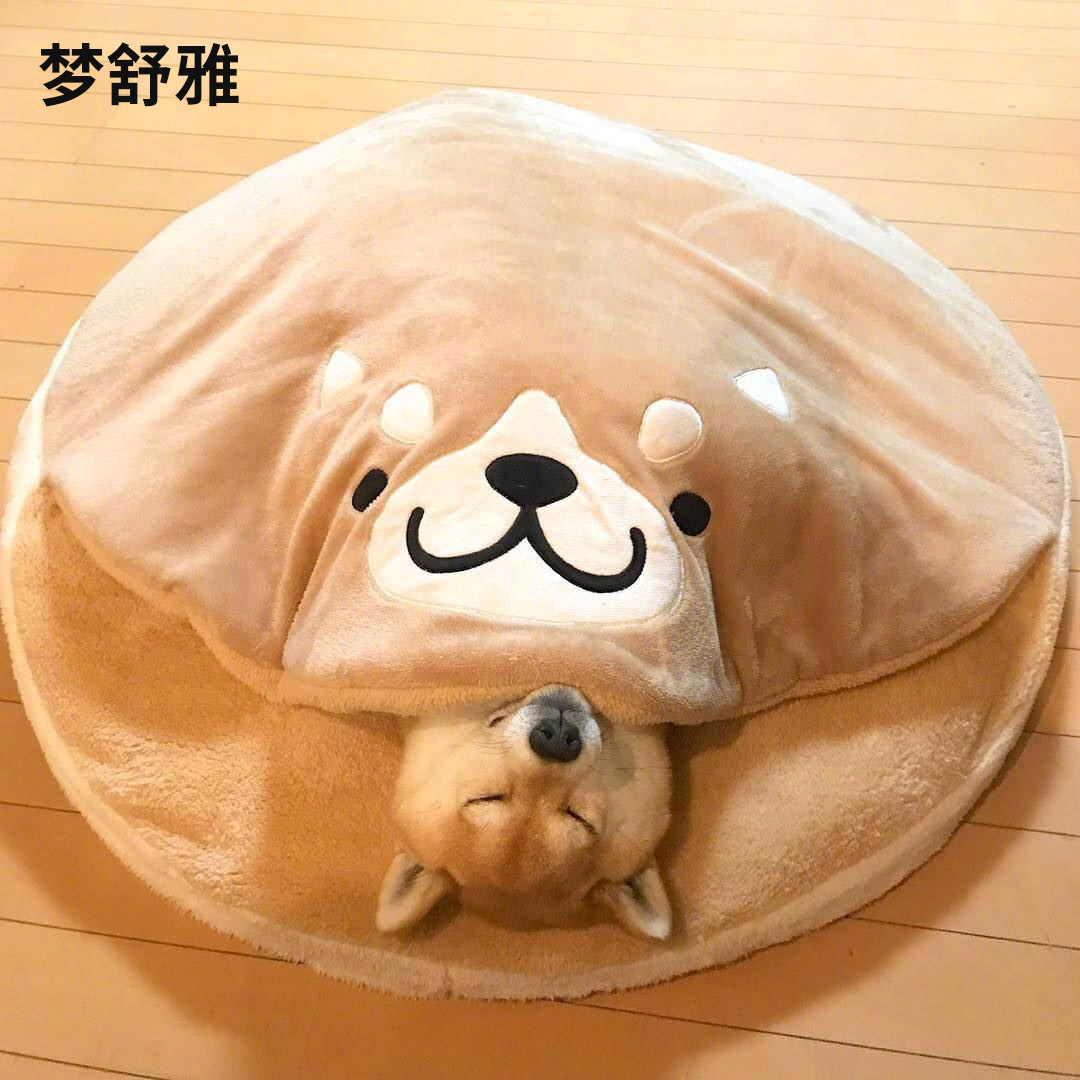 銅鑼燒柴犬寵物窩貼牌定制代加工