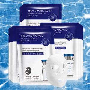 速凍干粉玻尿酸多效補水面膜貼牌OEM/ODM