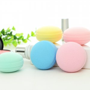 馬卡龍粉撲 干濕兩用化妝海綿可OEM/ODM代工