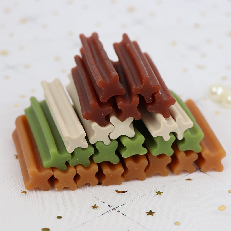 寵物潔齒骨咬膠磨牙棒貼牌定制代加工