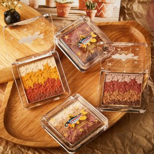 彩妝瑪采兒錦鯉星鱗漸變四色眼影可OEM/ODM代工