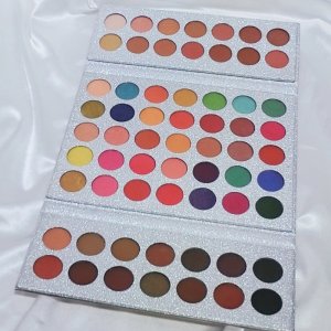 63色雙開銀啞光珠光大地色眼影可OEM/ODM代工