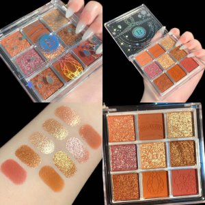 網紅新款九色持久易上色眼皮盤代加工貼牌OEM/ODM