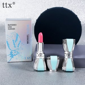 TTX水感變色潤滑護唇膏蝴蝶結口紅貼牌OEM/ODM