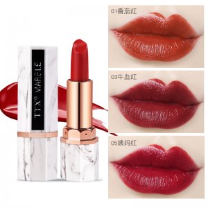 TTX新款絲絨唇膏 持久滋潤保濕大理石紋口紅OEM/ODM代加工