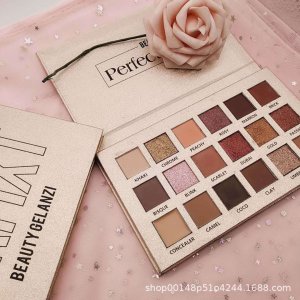 18色眼影盤啞光珠光大地色裸色OEM代加工