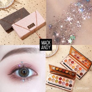 彩妝瑪可安迪眼影貼牌OEM/ODM