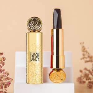 黑鉆三色口紅貼牌定制代加工