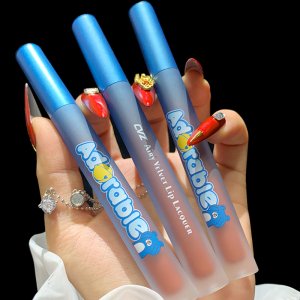 啞光絲絨空氣霧面唇釉貼牌定制代加工