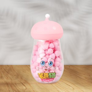玩具零食溶豆豆 粉色貼牌定制代加工