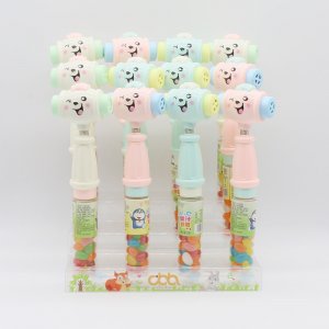 創意玩具零食搖哨錘子軟糖OEM代加工