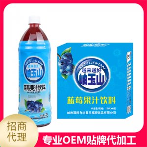 藍莓果汁1.28l塑料瓶貼牌OEM/ODM
