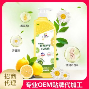 艾莎甄選檸檬護手洗潔精OEM/ODM定制代加工