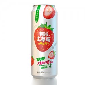 有米大草莓大果粒果汁OEM代加工
